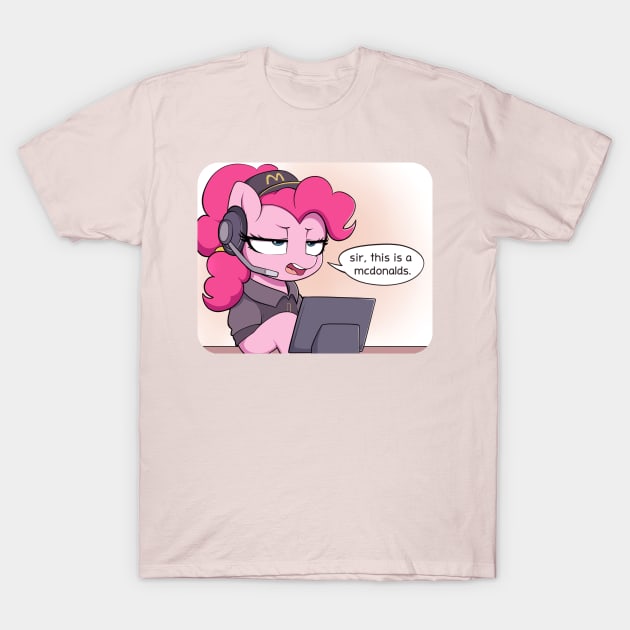 (added by request) Pinkie Mc'd T-Shirt by moozua